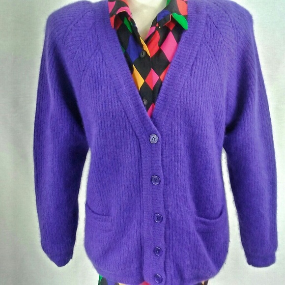 Sweaters - Ode to Prince! Angora Purple sweater